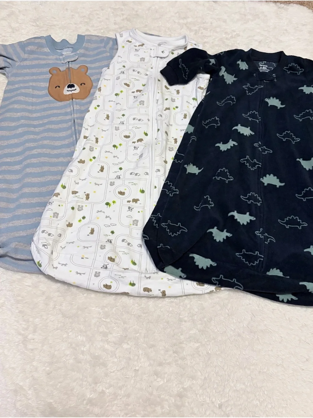 Carter's Sleep Sack / Wearable Blanket 3-Pack size 3-6 months